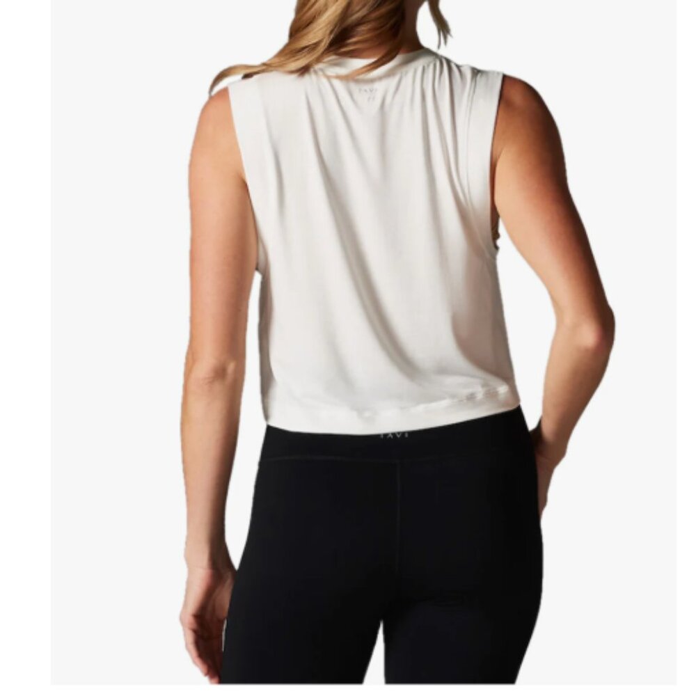 Tavi Henley Muscle Tank Coconut Large NWT - Picture 2 of 2